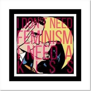 Feminism Kiss-Off Posters and Art